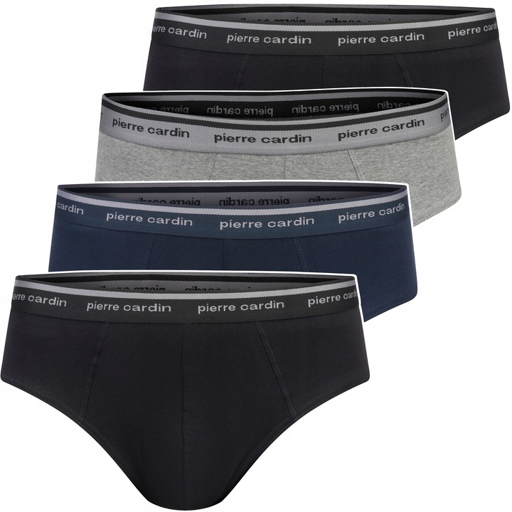 PCU4.92 r. XL MAJTKI MĘSKIE SLIPY ORYGINALNE PIERRE CARDIN 4-PAK MIX 1