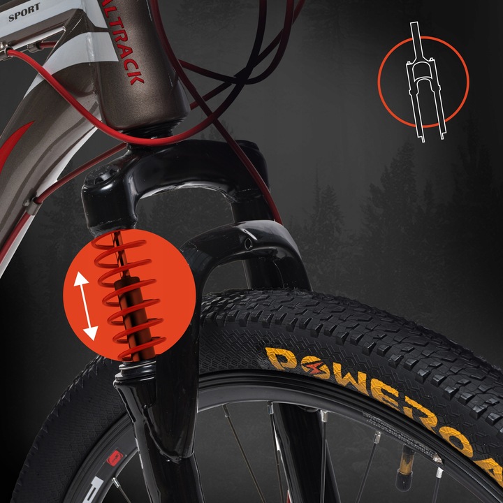 ROWER GÓRSKI MTB 26 SHIMANO 21 BIEGÓW SHIMANO 2 Tarcze RAMA 18" KOŁA 26"