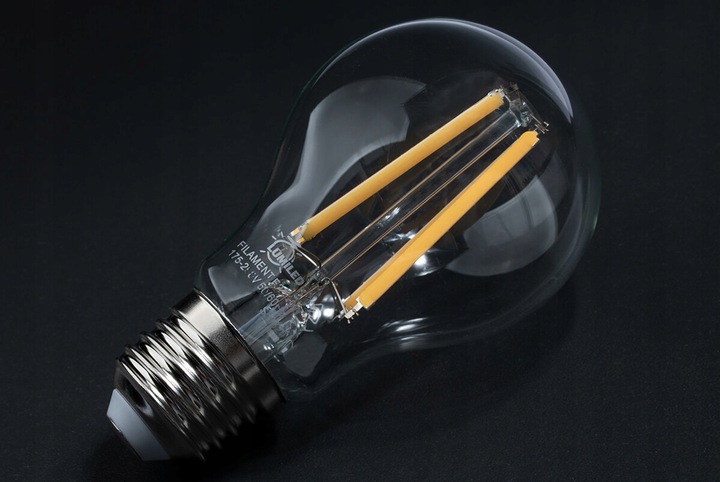 6x Żarówka LED E27 A60 11W = 100W 1521lm 4000K Neutralna FILAMENT