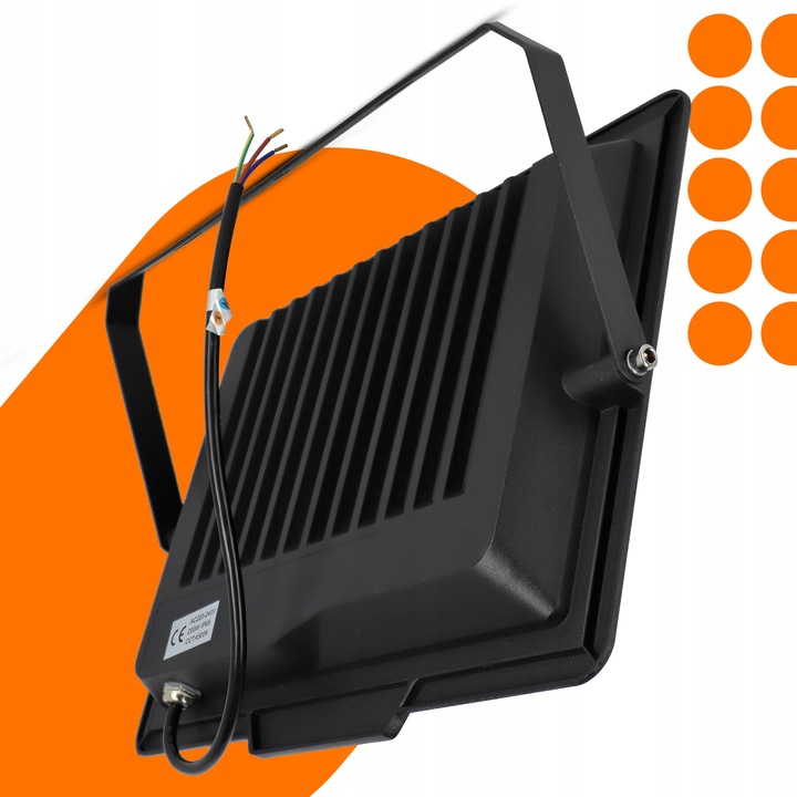 Halogen LED Naświetlacz Reflektor Zewnętrzny Lampa 200W IP65