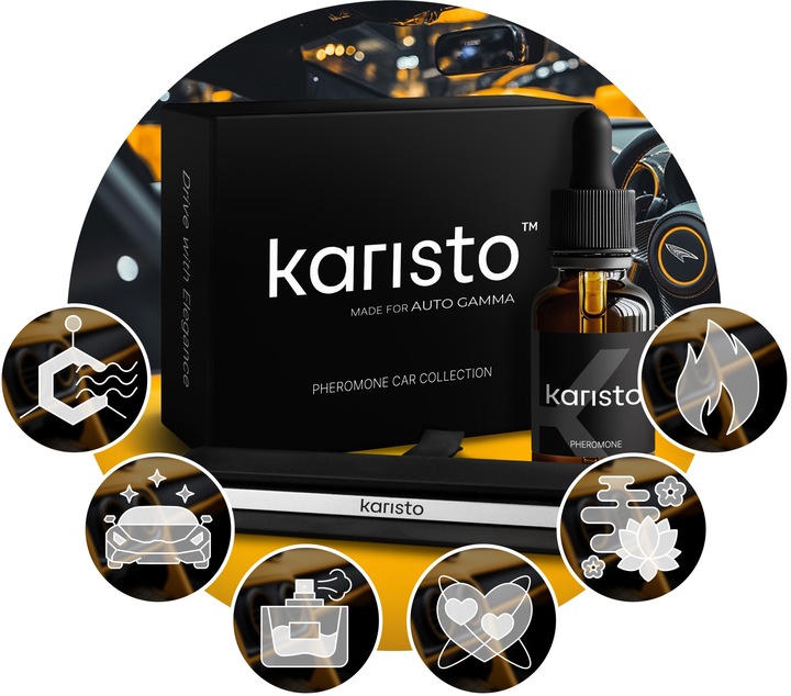 Perfumy Samochodowe z Feromonami Zapach Auta Mocny Aluminium Prezent