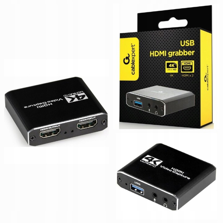 GEMBIRD HDMI 4K grabber USB rejestrator nagrywarka obrazu