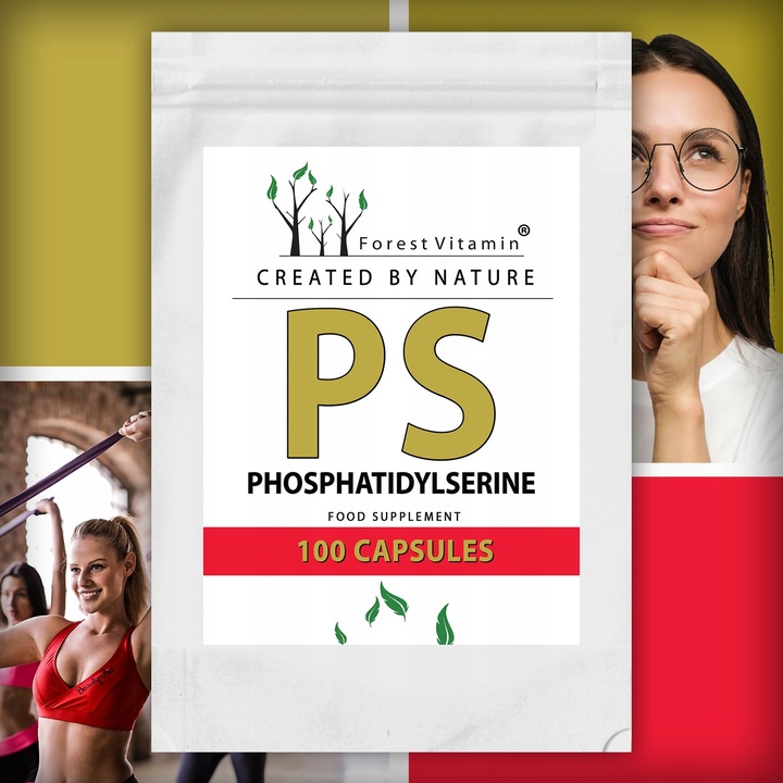Fosfatydyloseryna 100mg 100kaps PAMIĘĆ NAUKA KONCENTRACJA NOOTROPIK