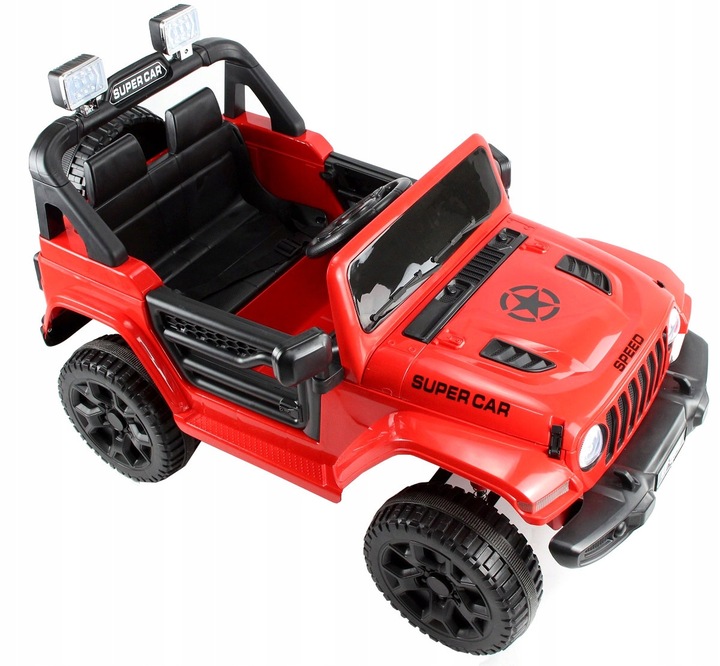 JEEP LT Off Road 4x4,4 silniki, Auto na akumulator, 4 amortyzatory, 12v7ah