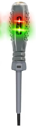 ŚRUBOKRĘT PROBÓWKA PRÓBNI NEONÓWKA TESTER PRĄDU NAPIĘCIA 12-240V diody