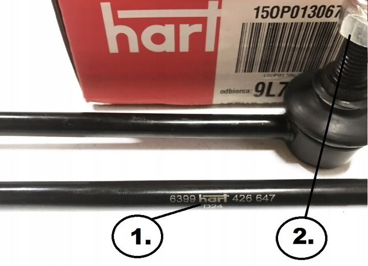 2x Łącznik Stabilizatora Przód VW Passat B6 B7 B8 Golf 5 6 Touran Octavia 2