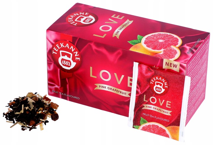 Herbata owocowa w torebkach Teekanne Love grejpfrut 20szt x9