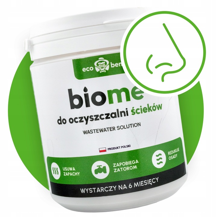 Bakterie BIOME do oczyszczalni ścieków Biologiczny Preparat Środek