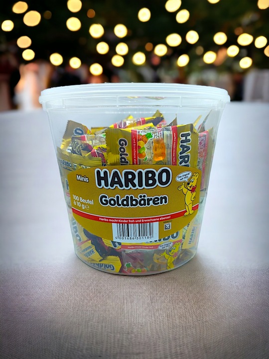 Żelki Haribo Goldbaren, 100 mini paczuszek z Niemiec 1000 g