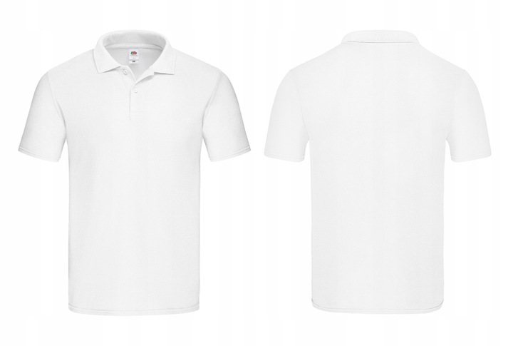KOSZULKA Polo ORIGINAL Fruit of The Loom white L