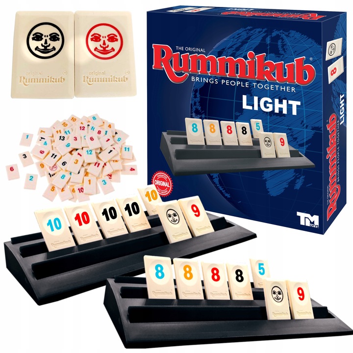 GRA RUMMIKUB LIGHT towarzyska gra logiczna