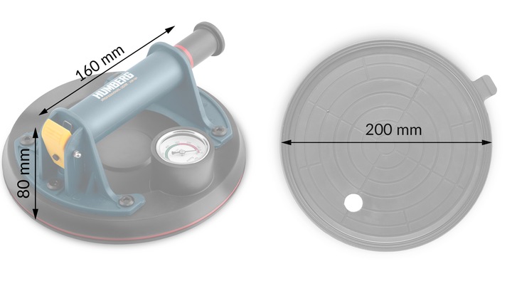 PRZYSSAWKA DO PŁYTEK GLAZURY PRÓŻNIOWA uchwyt z pompką do 200kg