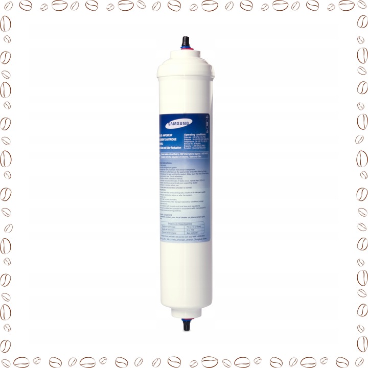 2x ZEWNĘTRZNY Filtr Wody do Lodówek SAMSUNG Na Wężyk ORYGINALNY AquaPure