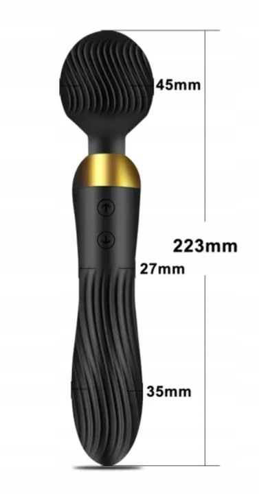 Wibrator Damski Ekskluzywny Masażer Łechtaczki 2w1 Sex Dildo Dwustronny