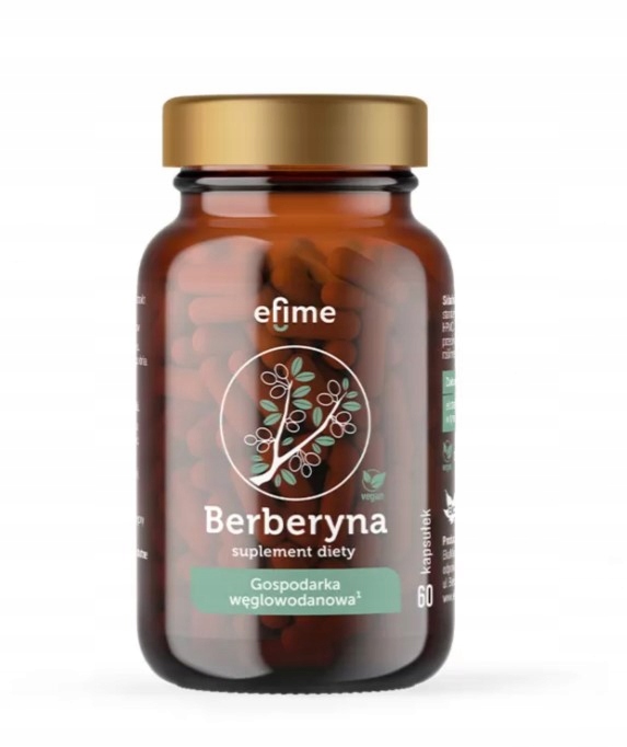 EFIME BERBERYNA 60 KAPSUŁEK GOSPODARKA WĘGLOWODANOWA