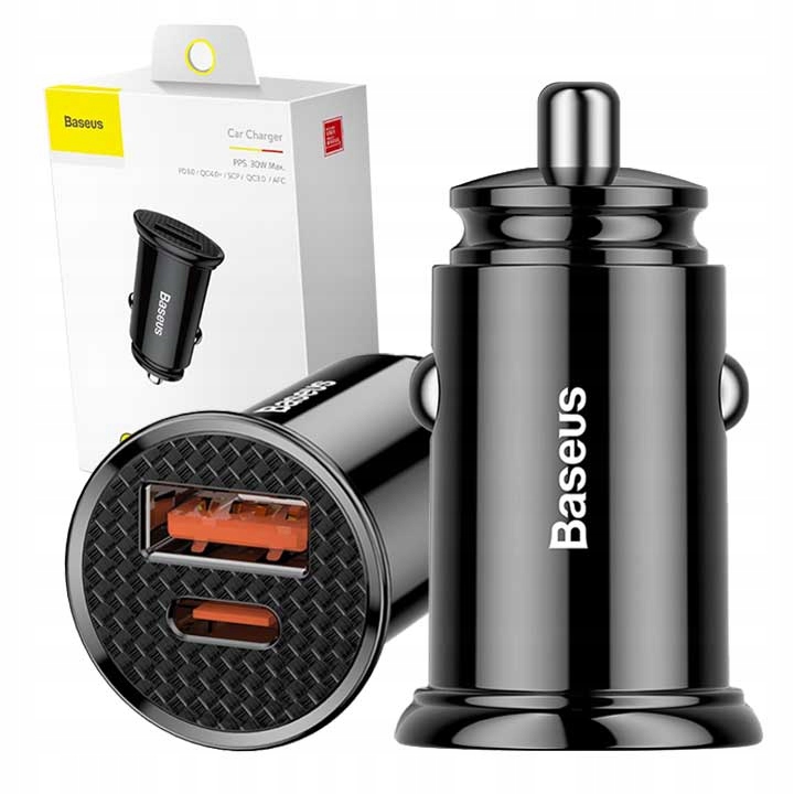 Ładowarka samochodowa , USB typ C Baseus 5000 mA