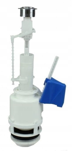 ZAWÓR SPUSTOWY DO SPŁUCZKI WC DWUFUNKCYJNY 3/6 + PRZYCISK -