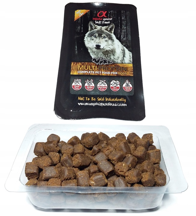 Alpha Spirit Karma MULTIPROTEIN 10x200g Półmiękka karma dla psa