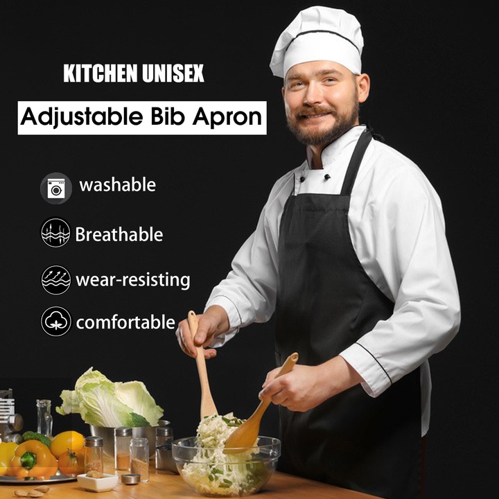 FARTUCH FARTUSZEK KUCHENNY Czarny GASTRONOMIA