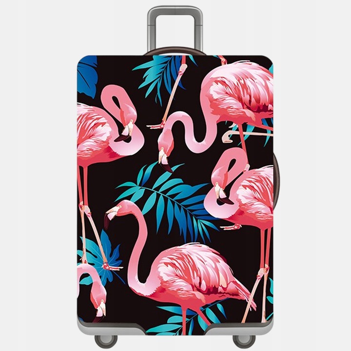 Ochronny Pokrowiec na Walizkę Podróżną Etui na Bagaż Mały Zamek Rozmiar M