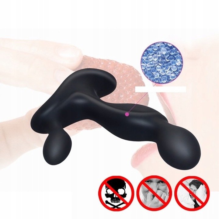 MASAŻER PROSTATY WIBRATOR KOREK ANALNY 3w1 USB