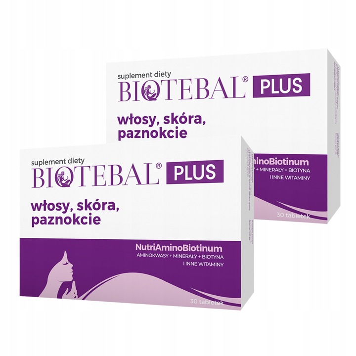 BIOTEBAL PLUS WŁOSY SKÓRA PAZNOKCIE 30 + 10 TABLETEK
