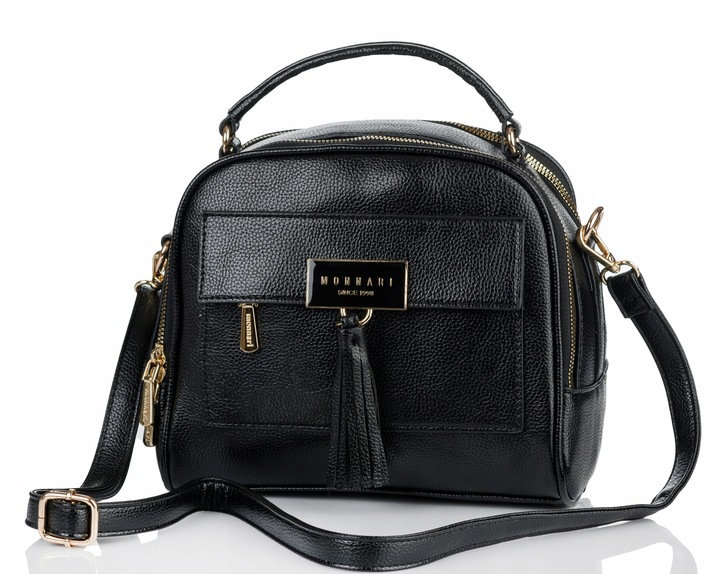 TOREBKA NA RAMIĘ LISTONOSZKA MONNARI Pojemna Kuferek Dwukomorowa PREMIUM