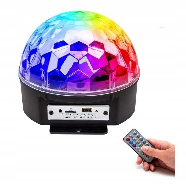 PROJEKTOR XXL KULA DISCO+PILOT +BLUETOOTH +GŁOŚNIK