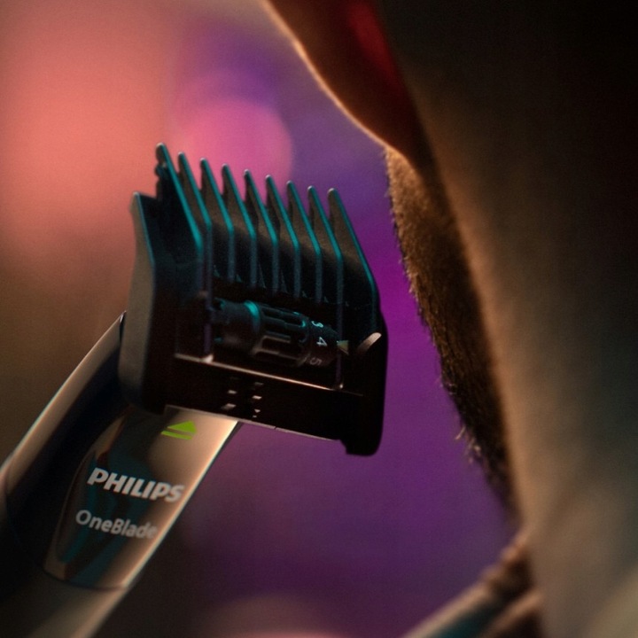 GOLARKA PHILIPS ONEBLADE TRYMER MASZYNKA DO GOLENIA REGULOWANA NASADKA