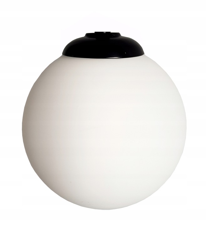 Klosz SZKLANY do lamp na E27 KULA szklana pełna biała 14cm