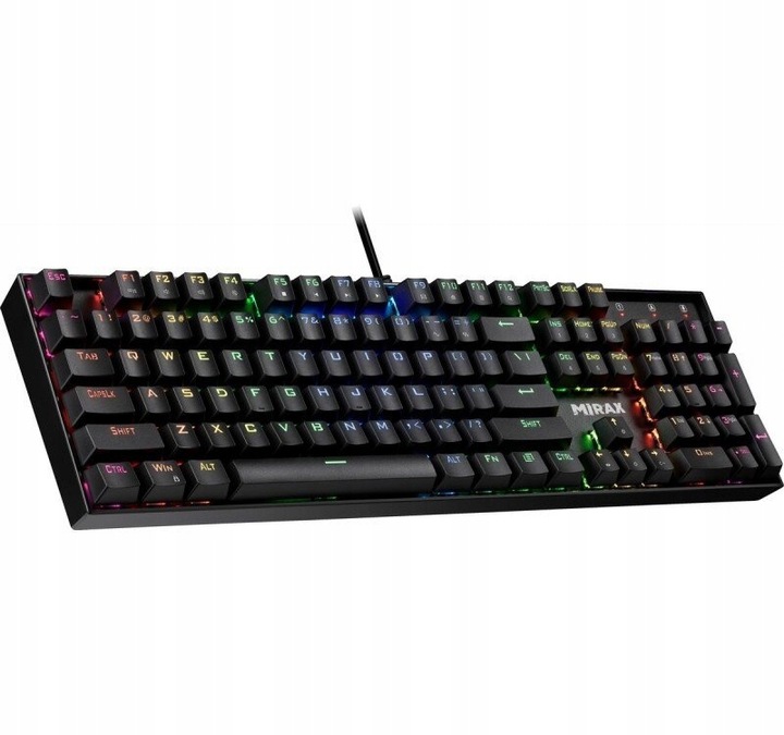 Klawiatura mechaniczna Defender Mirax GK-352 RGB Outemu BLUE