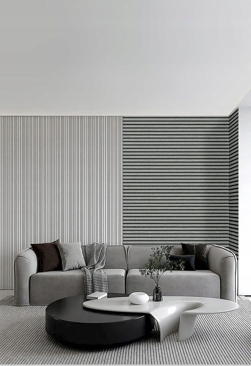 TAPETA LAMEL PANELE ŚCIENNE DREWNIANE 3D WINYLOWA IMITACJA DESKI 45cm x 10m