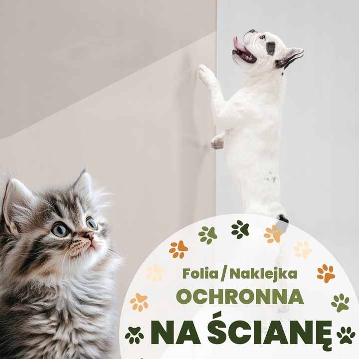 FOLIA OCHRONNA Drzwi Meble PRZECIW DRAPANIU Samoprzylepna BEZBARWNA 100x50