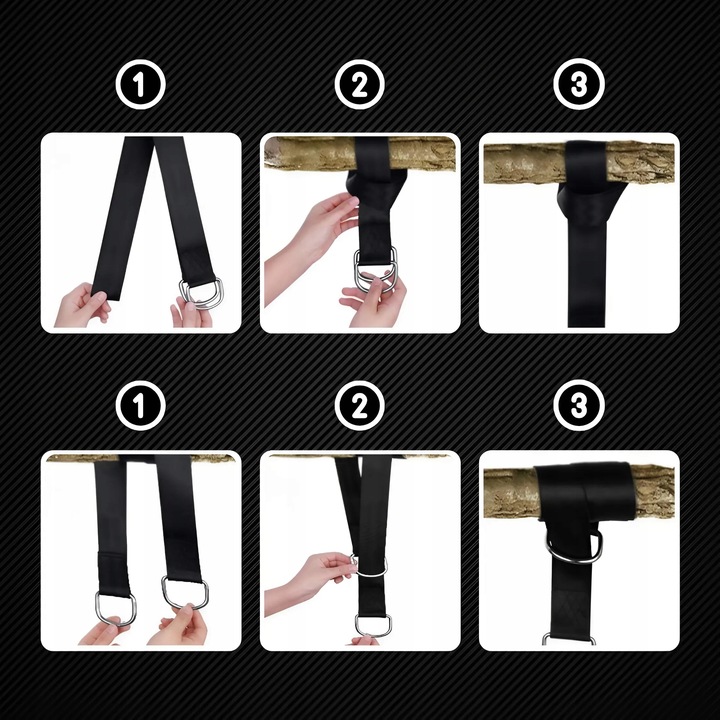 PASY DO HAMAKA MOCOWANIE DO HUŚTAWKI ZESTAW LINKI TAŚMY OSŁONY