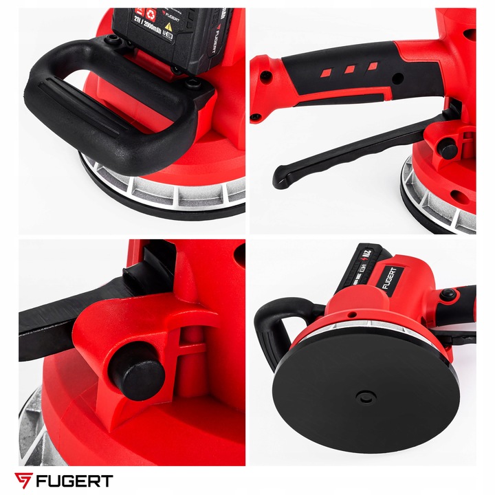 WIBRUJĄCA PRZYSSAWKA DO PŁYTEK POZIOMOWANIA WIBRACYJNA MAX 200KG 2x