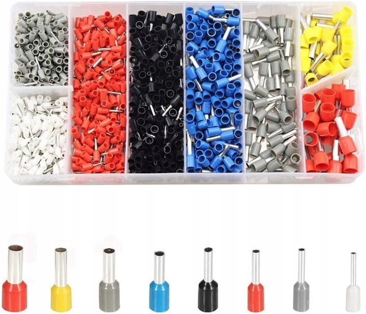 ZACISKARKA DO KONEKTORÓW + 1200 TULEJEK DO TULEJEK PRASA PRASKA SZCZYPCE