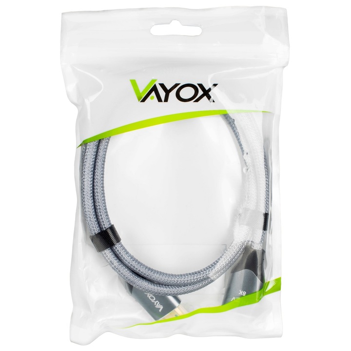 KABEL HDMI 2.1 8K PRZEWÓD ULTRA HIGH SPEED 48Gbps eARC FHD 240Hz VAYOX