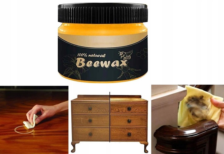 WOSK PASTA IMPREGNAT PSZCZELI Beewax DO POLEROWANIA DREWNA PODŁÓG