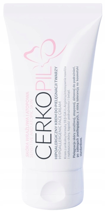 CERKOPIL Krem do twarzy do skóry wrażliwej i atopowej hipoalergiczny 50 ml