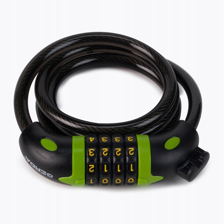 Zapięcie rowerowe GERDA Combo Flex 1200/10C czarne 1.0 x 120 cm