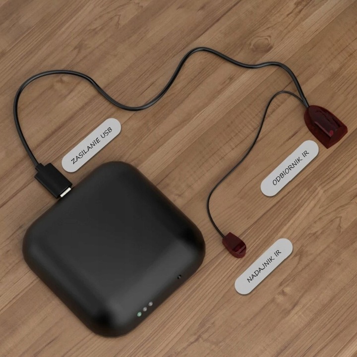 PRZEDŁUŻACZ PILOTA do zabudowy dekodera kabel przewodowy PODCZERWIEŃ IR