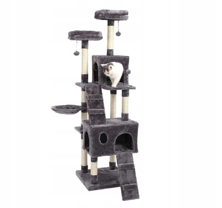 Drapak dla kota drzewo legowisko Domek 180cm F029