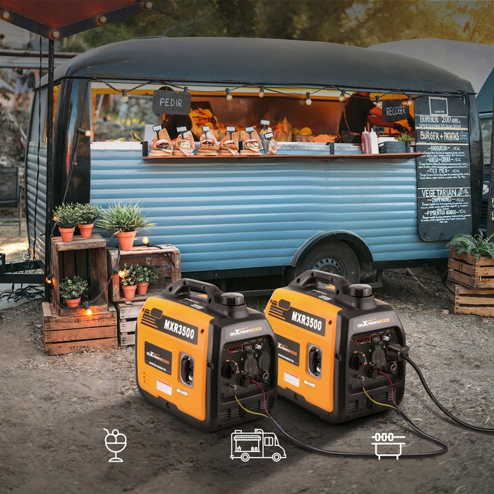 58dB 21kg Cichy 3.3KW Agregat Prądotwórczy Inwertorowy Generator lekki