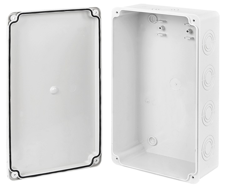 PUSZKA HERMETYCZNA NATYNKOWA SKRZYNKA OBUDOWA ABS IP65 260X150X80