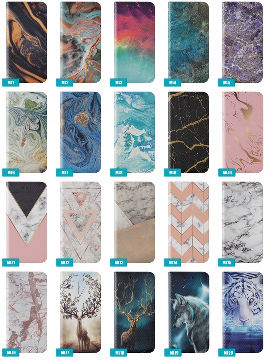 ETUI CASE MAGNET DO SAMSUNG GALAXY A53 5G + SZKŁO WZORY