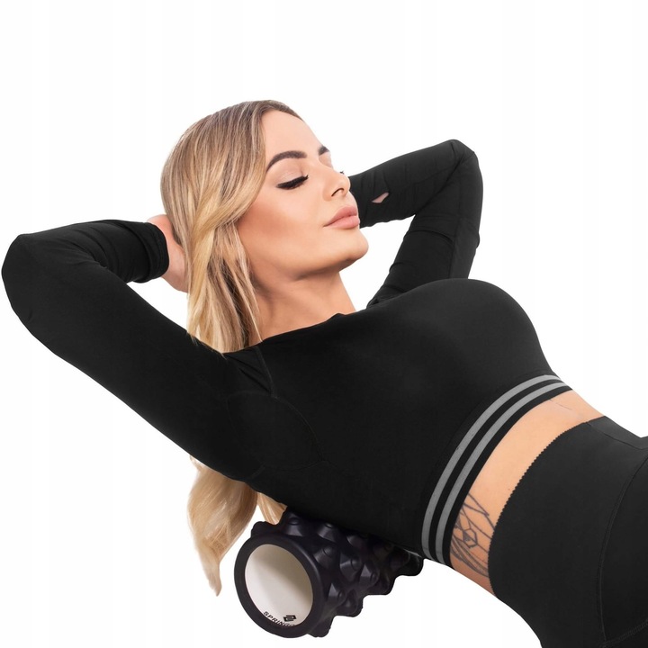 ROLLER WAŁEK DO MASAŻU PLECÓW NÓG RELAKSUJĄCY PIANKOWY 33x10cm DUŻY