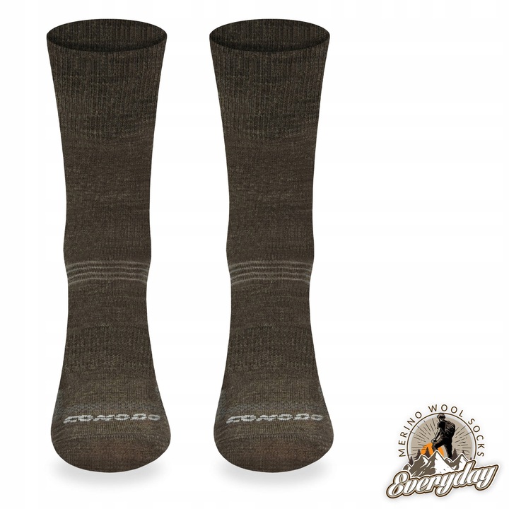 Wełniane skarpety termoaktywne do trekkingu 40% wełny merino COMODO TRE17