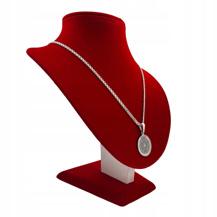 NASZYJNIK SREBRO 925 BISMARK TALIZMAN 7 ANIOLÓW ARCHANIOLÓW PIECZĘC AMULET