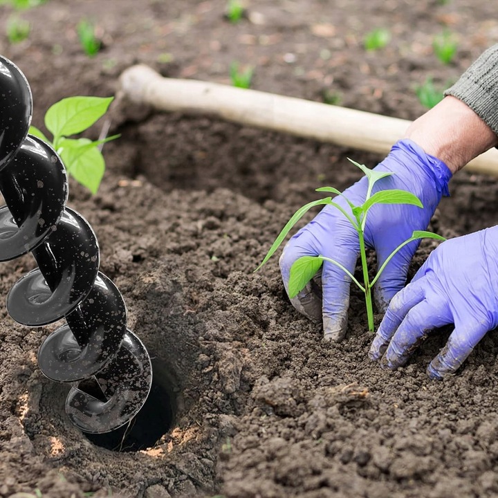 WIERTŁO ŚWIDER OGRODNICZY NA WIERTARKĘ WKRĘTARKĘ SADZARKA DO ZIEMI