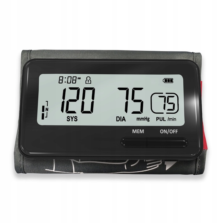CIŚNIENIOMIERZ NARAMIENNY ELEKTRONICZNY RAMIĘ CIŚNIENIE PRZENOŚNY PREZENT